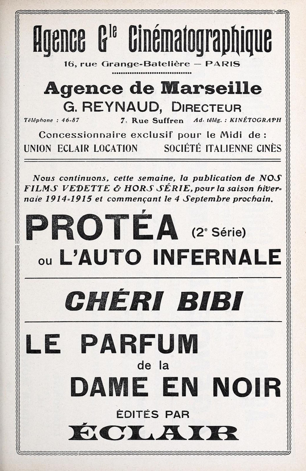 PROTÉA II OU L\'AUTO INFERNALE